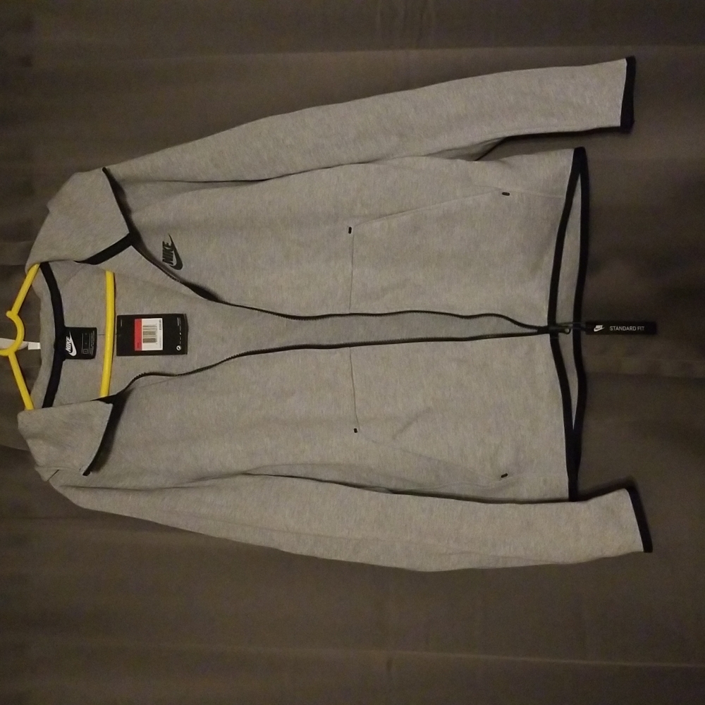 NIKE DOUBLE ZIPPER HOODED SWEAT JACKET